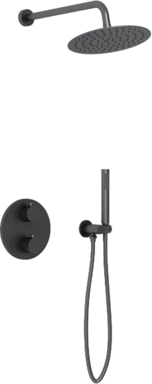 Душевой комплект Vincea VSFW-101TMB, С ВНУТРЕННЕЙ ЧАСТЬЮ, черный матовый Sancos — официальный сайт