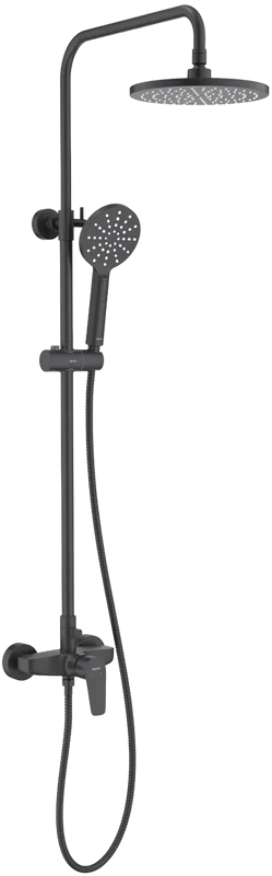 Душевая стойка AQUATEK Бетта AQ2160MB, матовая черная Sancos — официальный сайт