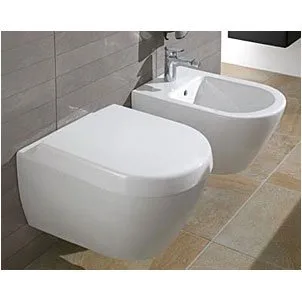 Крышка-сиденье Villeroy & Boch Subway 2.0 9M69 S101 с микролифтом, петли хром Sancos — официальный сайт