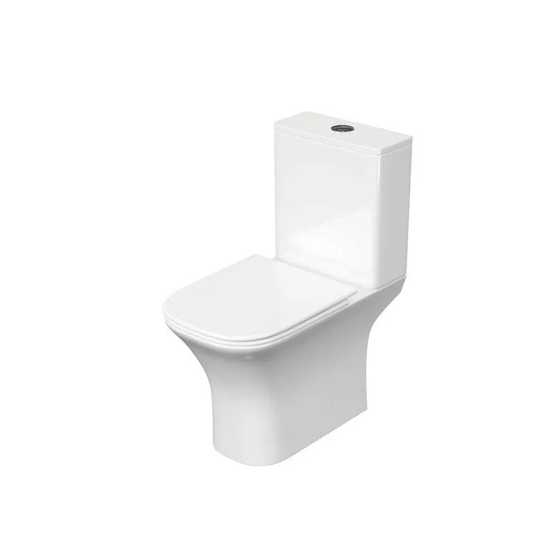 Унитаз-компакт напольный AQUATEK Optima Square AQ4411-00 безободковый, с микролифтом Sancos — официальный сайт