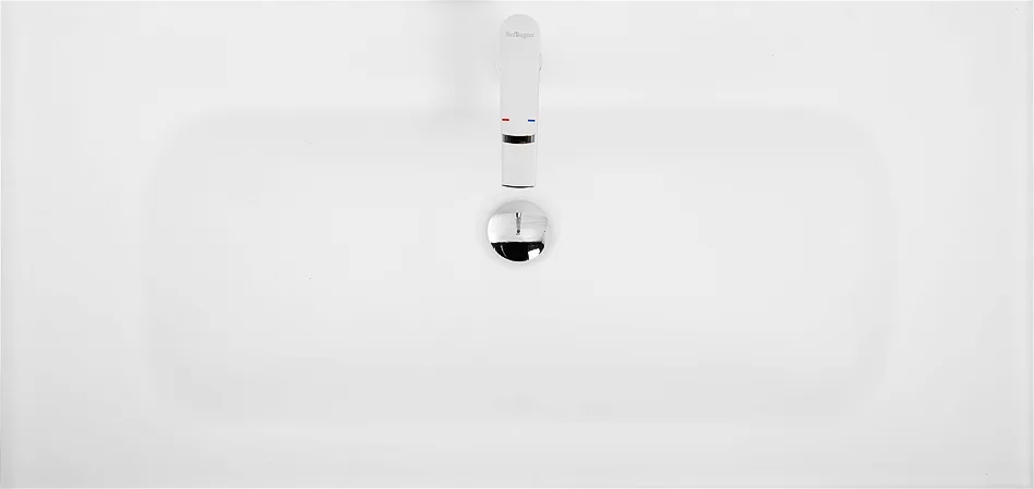 Мебельная раковина BelBagno BB1010/465-LV-VTR-BO матовая белая Sancos — официальный сайт