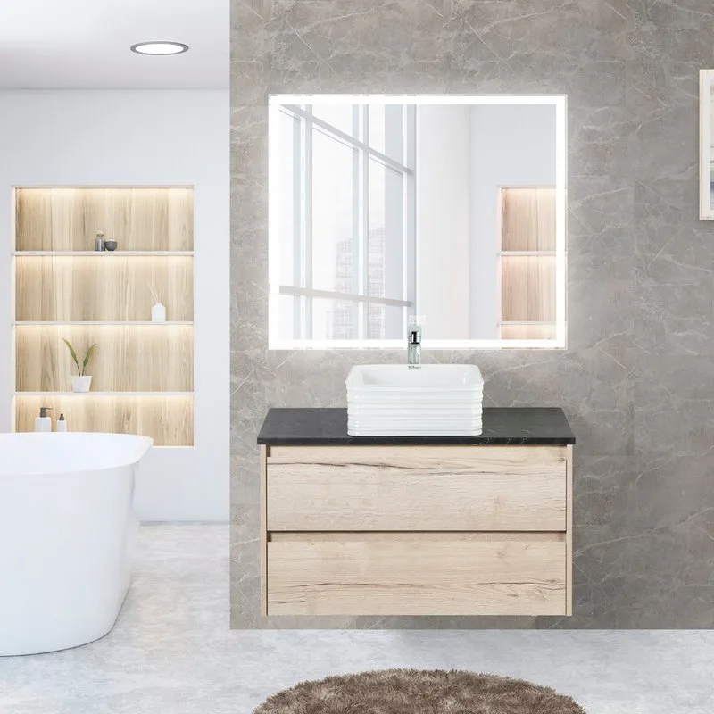Зеркало BelBagno SPC-GRT-900-800-LED-TCH-WARM с подсветкой и подогревом Sancos — официальный сайт