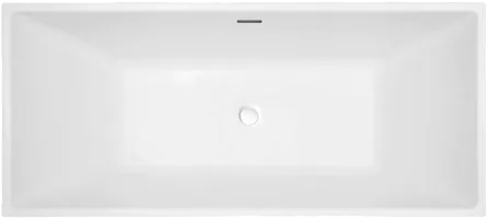 Акриловая ванна Abber AB9224-1.5 150x80 см, отдельностоящая, белая, с каркасом, со сливом-переливом Sancos — официальный сайт