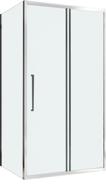 Душевой уголок Abber Schwarzer Diamant AG30160H-S75 160х75, профиль хром, стекло прозрачное Sancos — официальный сайт