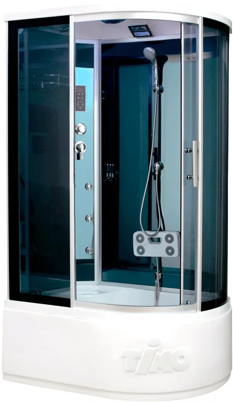 Душевая кабина Timo Standart T-1110 L, с высоким поддоном, с сиденьем Sancos — официальный сайт