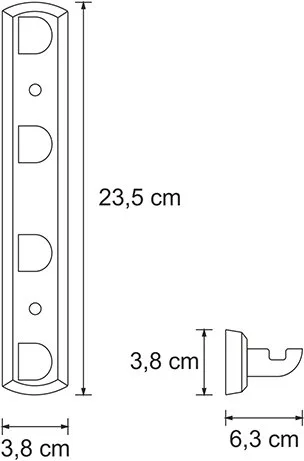 Крючок Wasserkraft Kammel K-8374white Sancos — официальный сайт