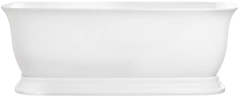 Акриловая ванна BelBagno BB400-1700-800 без опоры 170x80 см, отдельностоящая, белая, овальная, со сл Sancos — официальный сайт