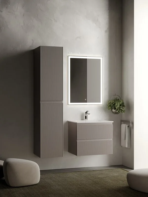 Тумба под раковину Sancos Snob R 60 подвесная Doha soft (пыльная роза), SNR60SM Sancos — официальный сайт
