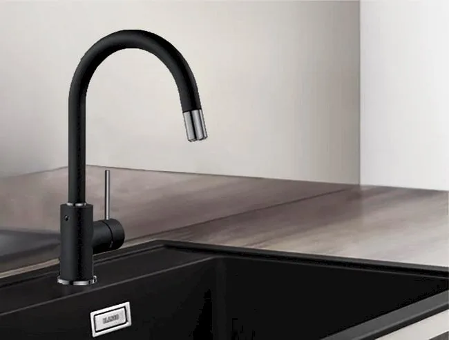 Смеситель для кухни Blanco Mida-S Silgranit 521455 Sancos — Оригинал
