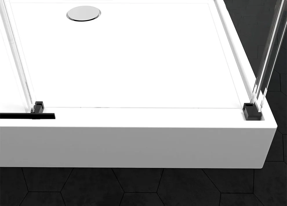 Душевая кабина Black&White Galaxy G8708 с низким поддоном, без крыши Sancos — официальный сайт