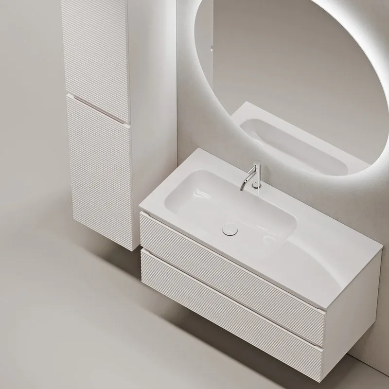 Тумба с раковиной Sancos Folk 100 L bianco Sancos — официальный сайт