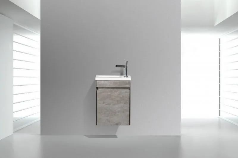 Тумба под раковину без столешницы BelBagno Pietra Mini 40 L stucco cemento Sancos — официальный сайт