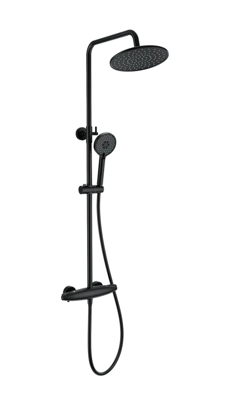 Душевая стойка Wonzon & Woghand CAPSULE WW-B3031-A-MB, матовая черная Sancos — официальный сайт