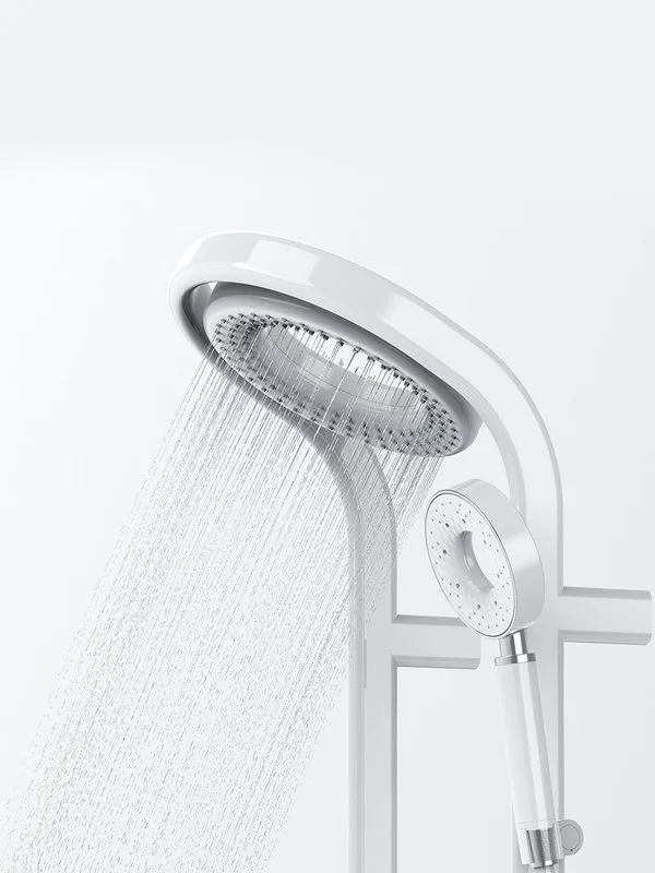 Душевая стойка AQUAme AQM8004W, белая Sancos — официальный сайт