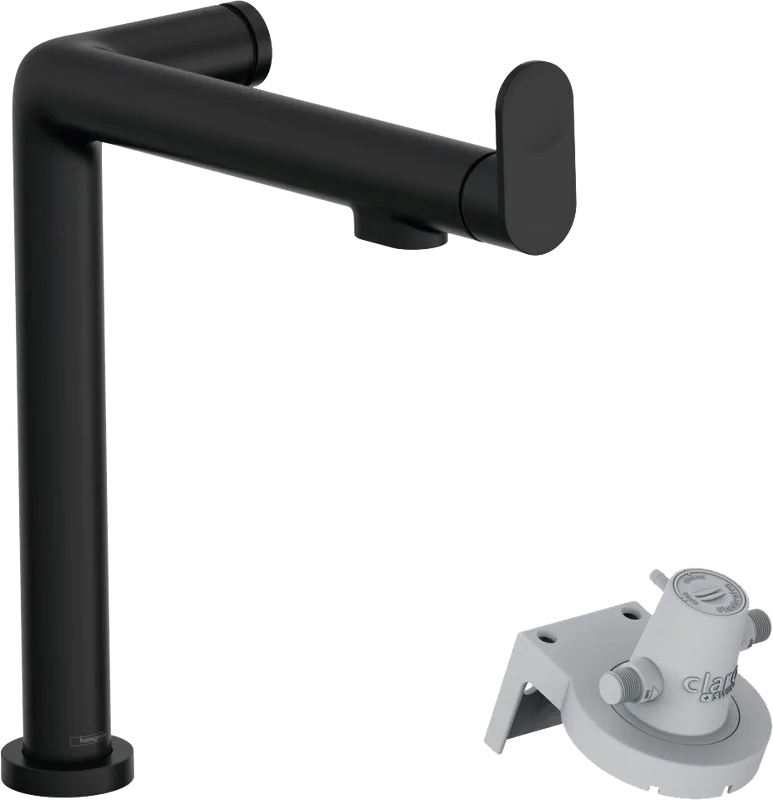 Смеситель для кухни Hansgrohe Aqittura M91 76804670 матовый черный Sancos — официальный сайт