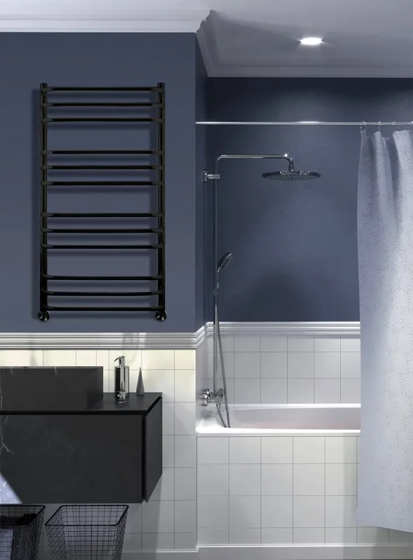Полотенцесушитель водяной Indigo Brace LBCW100-50BR черный муар Sancos — официальный сайт