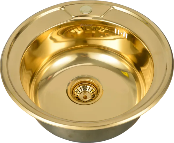 Мойка кухонная Seaman Eco Wien SWT-490 gold polish Sancos — Оригинал