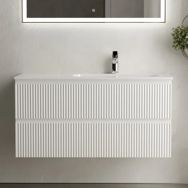 Тумба с раковиной Sancos Snob R 100 см, R, bianco Sancos — официальный сайт