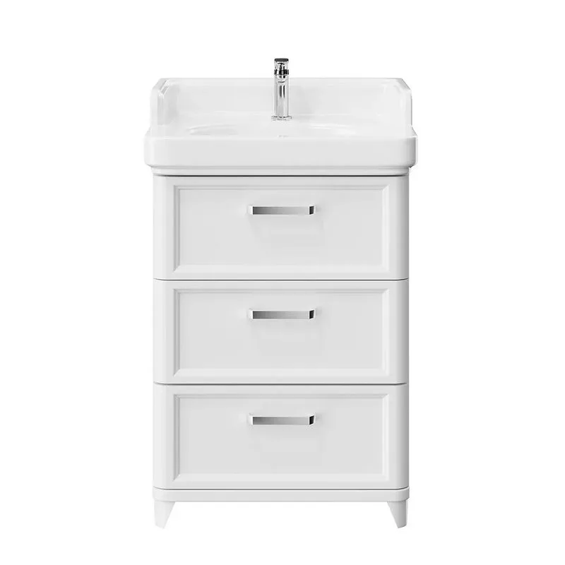 Тумба под раковину без столешницы KERAMA MARAZZI Pompei 60 напольная, с 3 ящиками, глянцевая белая Sancos — официальный сайт