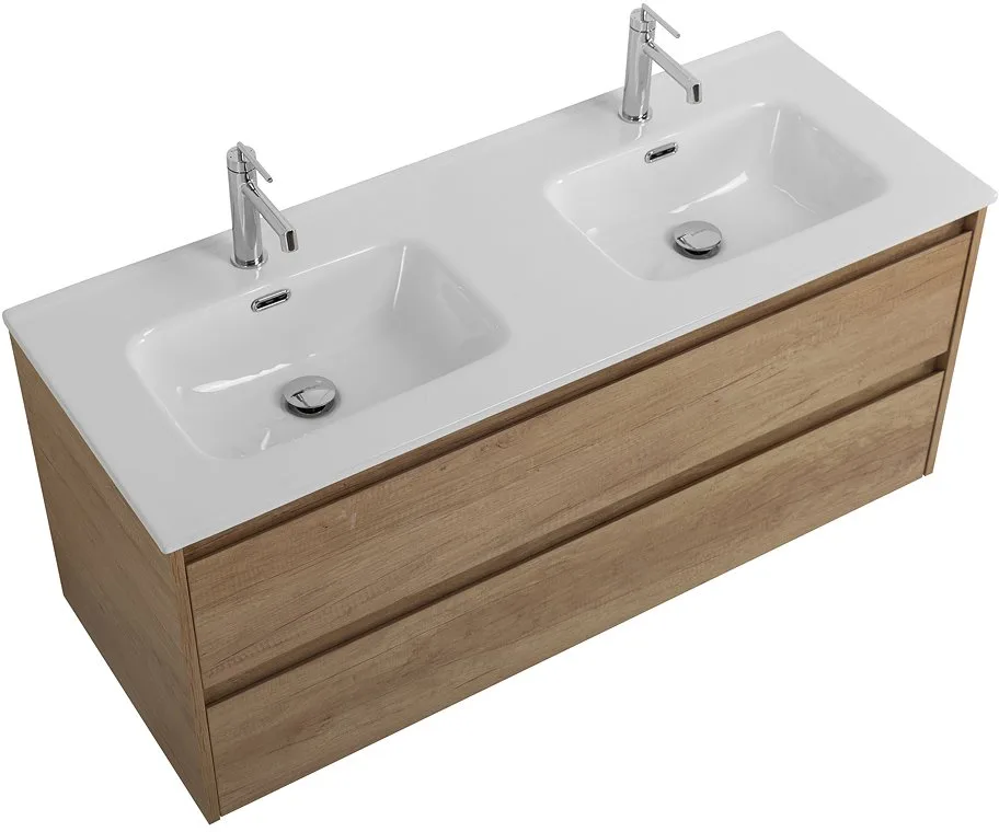 Тумба под раковину без столешницы BelBagno Kraft 120 для двоих, rovere nebrasca nature Sancos — официальный сайт