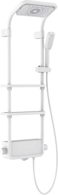 Душевая стойка AQUAme AQM8003W, белая Sancos — официальный сайт