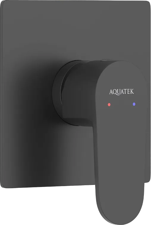 Встраиваемый смеситель AQUATEK Оберон AQ1266MB С ВНУТРЕННЕЙ ЧАСТЬЮ, матовый черный Sancos — официальный сайт