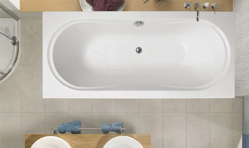 Акриловая ванна Vagnerplast Briana 185x90 см, пристенная, ультрабелая Sancos — официальный сайт