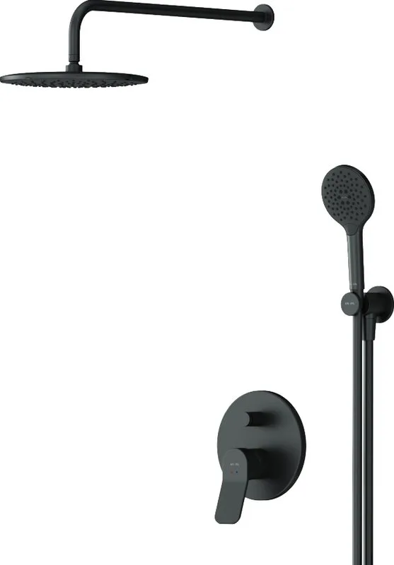 Душевой комплект AM.PM X-Joy FB85A1RH22, С ВНУТРЕННЕЙ ЧАСТЬЮ, для душа, чёрный Sancos — официальный сайт