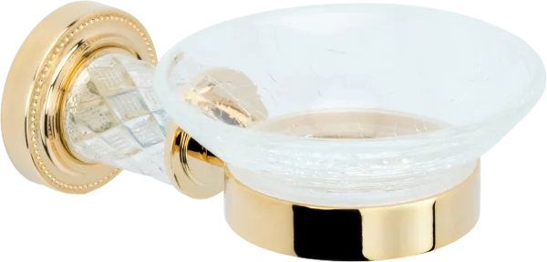 Мыльница Boheme Murano Cristal 10903-CRST-G золото