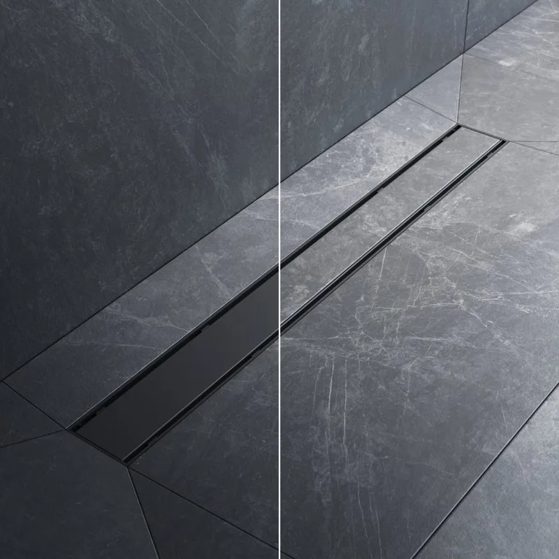 Душевой трап (лоток) AM.PM PrimeFlow Tile 70 см, черный матовый Sancos — официальный сайт