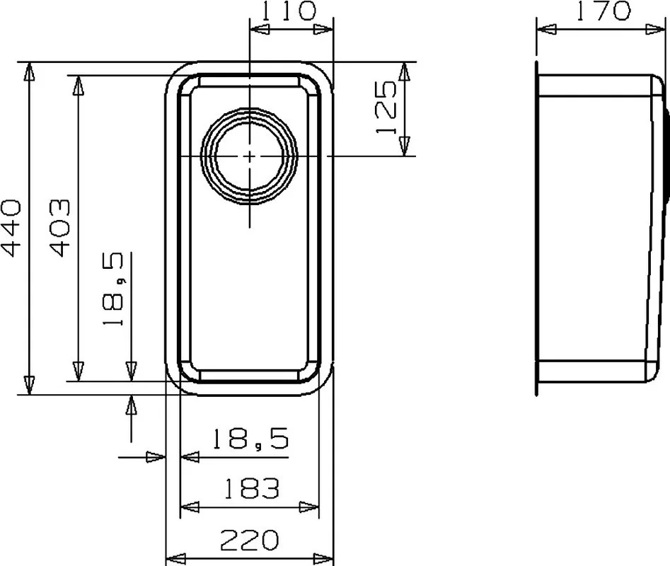 Дополнительная мойка Reginox Kansas Small LUX L 18x40 сталь Sancos — официальный сайт