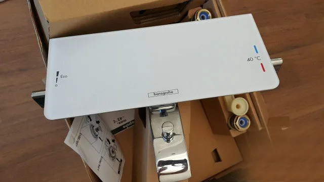 Термостатический смеситель Hansgrohe Ecostat Select 13141000, для ванны с душем Sancos — официальный сайт