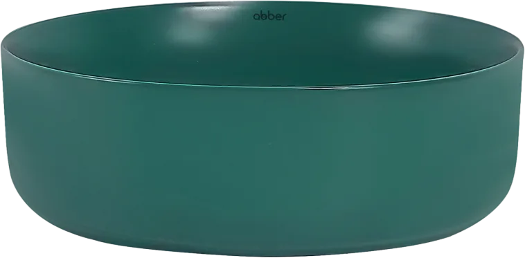 Накладная раковина Abber Bequem AC2108MBG матовая темно-зеленая Sancos — официальный сайт