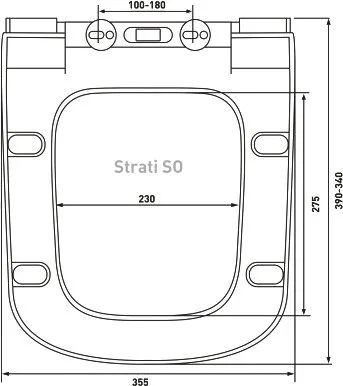 Унитаз подвесной Berges Strati Rimless 082132 Sancos — официальный сайт