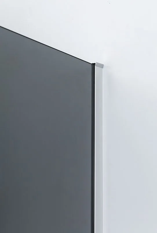 Душевой уголок Cezares Slider R 2 90/100 Grigio Cr профиль хром, стекло серое Sancos — официальный сайт