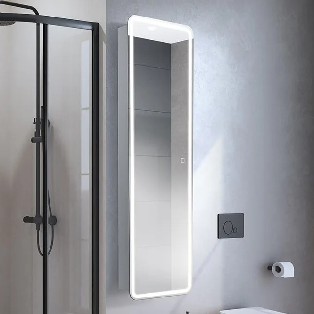 Шкаф-пенал для ванной BelBagno Marino SPC-MAR-450/1600-1A-LED-TCH универсальный с подсветкой Sancos — официальный сайт