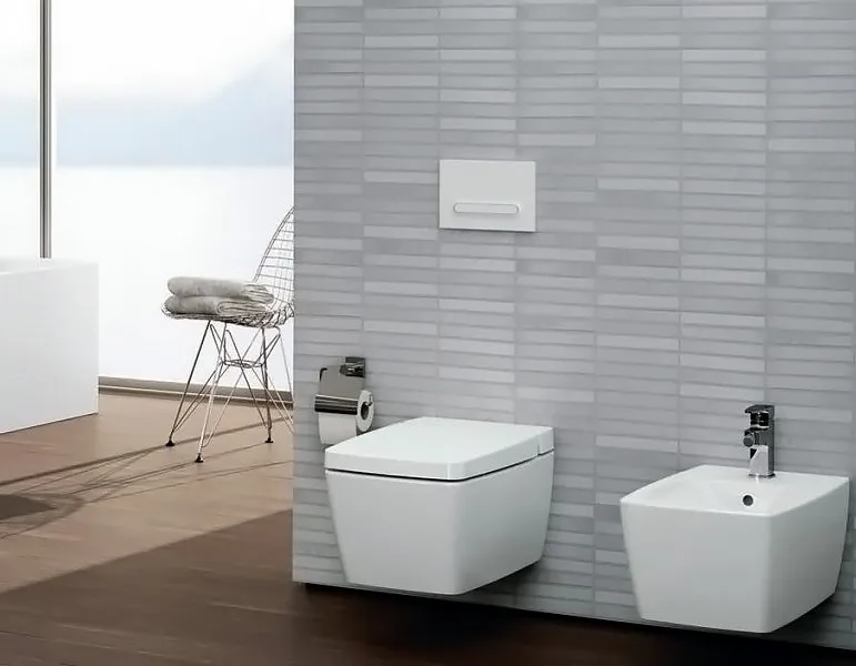 Чаша для унитаза подвесного VitrA Metropole 7672B003-1687 с функцией биде и встроенным смесителем Sancos — официальный сайт