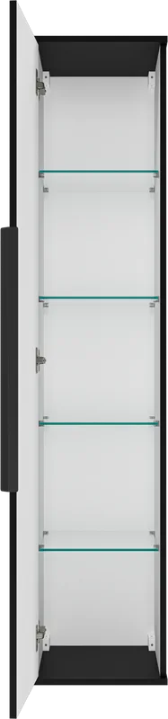 Шкаф-пенал для ванной Brevita Savoy 35 универсальный, черный