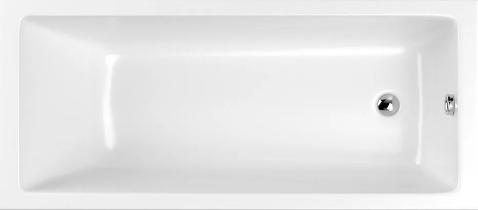 Акриловая ванна WHITECROSS Wave Slim 160x80 см, встраиваемая, белая Sancos — официальный сайт