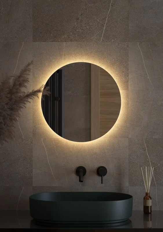Зеркало круглое Defesto Opti DF2852 50 с LED-подсветкой, 3000К
