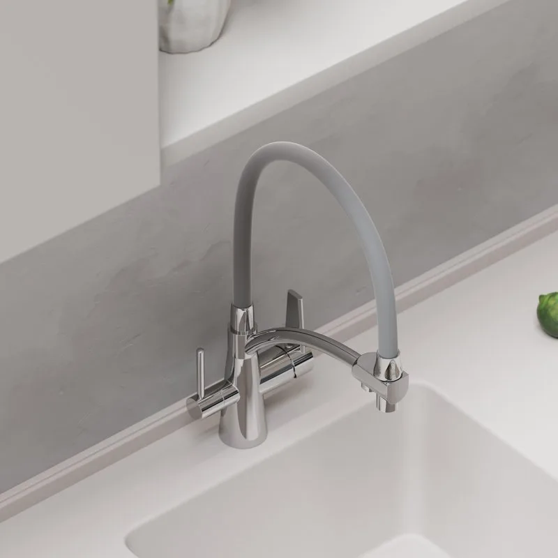 Смеситель для кухни Sancos Eri SC4001CH с гибким изливом, хром Sancos — официальный сайт