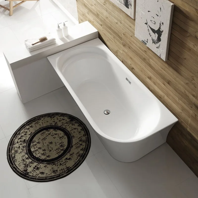 Акриловая ванна BelBagno BB410-1700-780-L без опоры 170x80 см, левая, пристенная, белая, со сливом-п Sancos — официальный сайт
