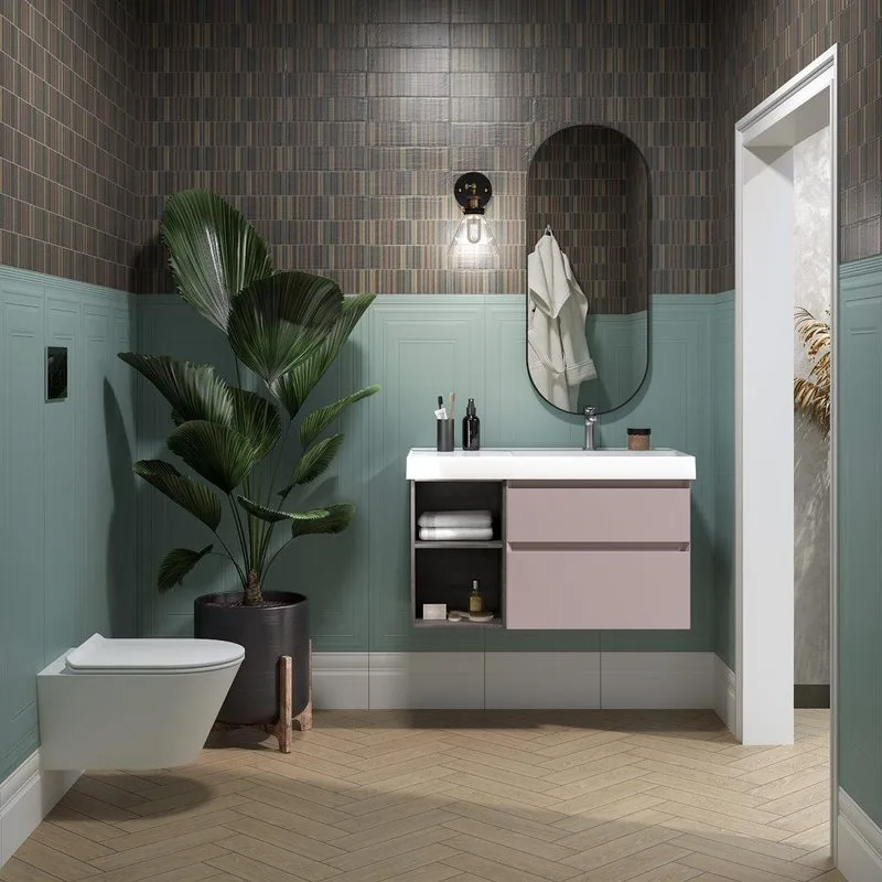 Мебельная раковина KERAMA MARAZZI Cubo 90 R Sancos — официальный сайт