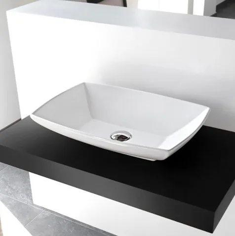 Накладная раковина ArtCeram Jazz JZL002 white Sancos — официальный сайт