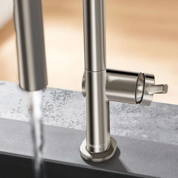 Смеситель для кухни Hansgrohe Talis M54 72806800 сталь Sancos — официальный сайт