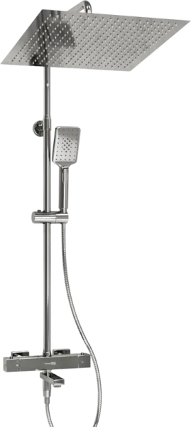 Душевая стойка Wasserkraft Aller A199.119.126.010.CH Thermo, с термостатом, хром