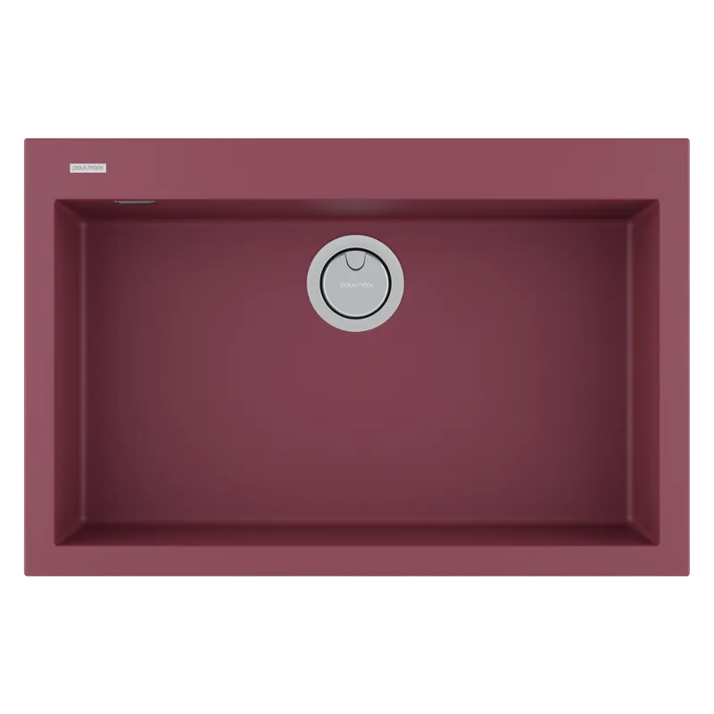 Мойка кухонная Paulmark Decoration 41 PM937650-ME merlot Sancos — официальный сайт