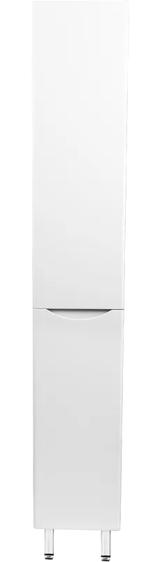 Шкаф-пенал для ванной Style Line Бергамо Люкс Plus 30 L с бельевой корзиной, антискрейтч белый