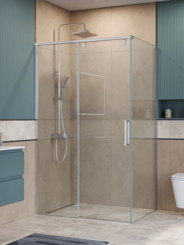 Душевой уголок BelBagno Soft Close-1 AH-1-110/90-C-Cr профиль хром Sancos — официальный сайт