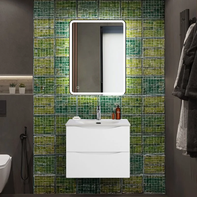 Тумба под раковину без столешницы BelBagno Marino-cer-n 60 подвесная, bianco lucido Sancos — официальный сайт